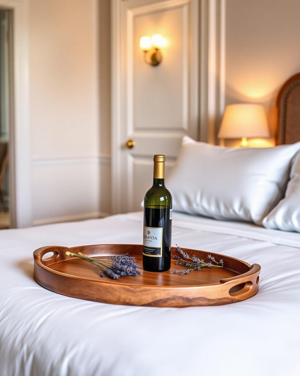 Luxurious guest suite prepared to five-star standards